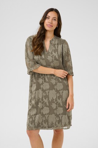 Robe 'Yana' Cream en vert : devant