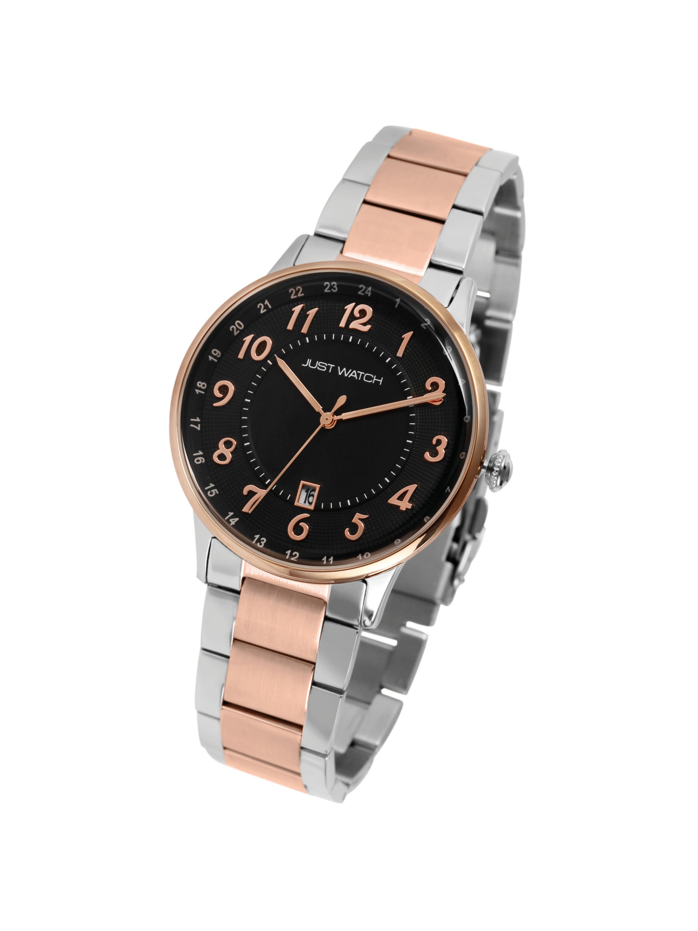 Just Watch Analog Watch 'Lieran, Datumsanzeige' in Mixed colors