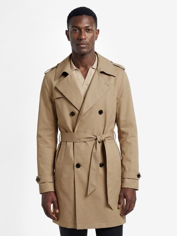 Finshley & Harding London Tussenjas in Beige: voorkant