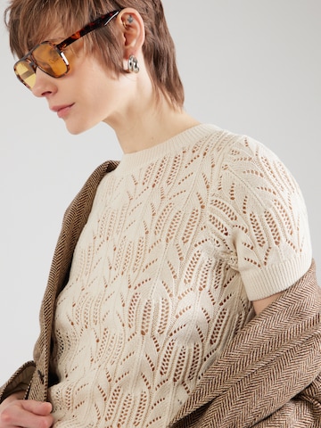 Pull-over 'VICOTTI' VILA en beige