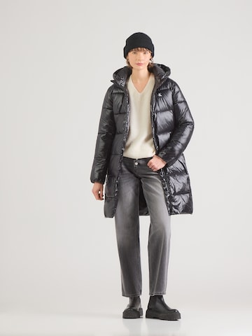 Calvin Klein Jeans Wintermantel in Zwart