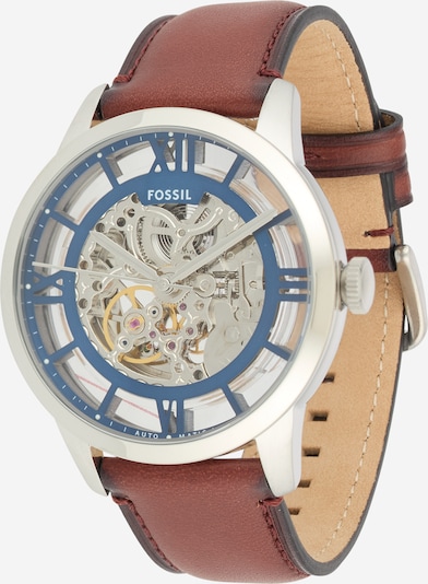 FOSSIL Analoginen kello 'Townsman' värissä katkero / ruskea / hopea, Tuotenäkymä