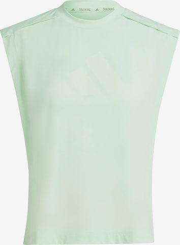 ADIDAS PERFORMANCE Sports Top in Green: front