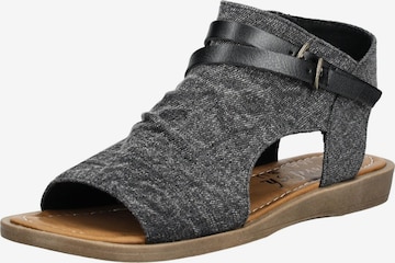 Sandalo di Blowfish Malibu in nero: frontale