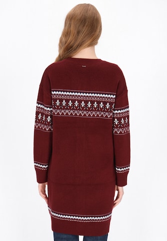 Cardigan DreiMaster Maritim en rouge