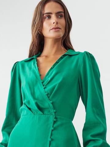 Calli Sukienka 'AXTON' w kolorze zielony