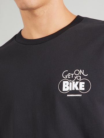 ARMEDANGELS Majica 'JAAMES BIKE' | črna barva