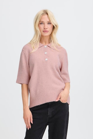 b.young Trui 'MMINNA' in Roze: voorkant