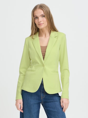 ICHI Blazer 'Kate' in Grün: Vorderseite