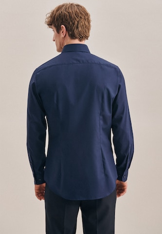 SEIDENSTICKER Regular fit Business Shirt in Blue