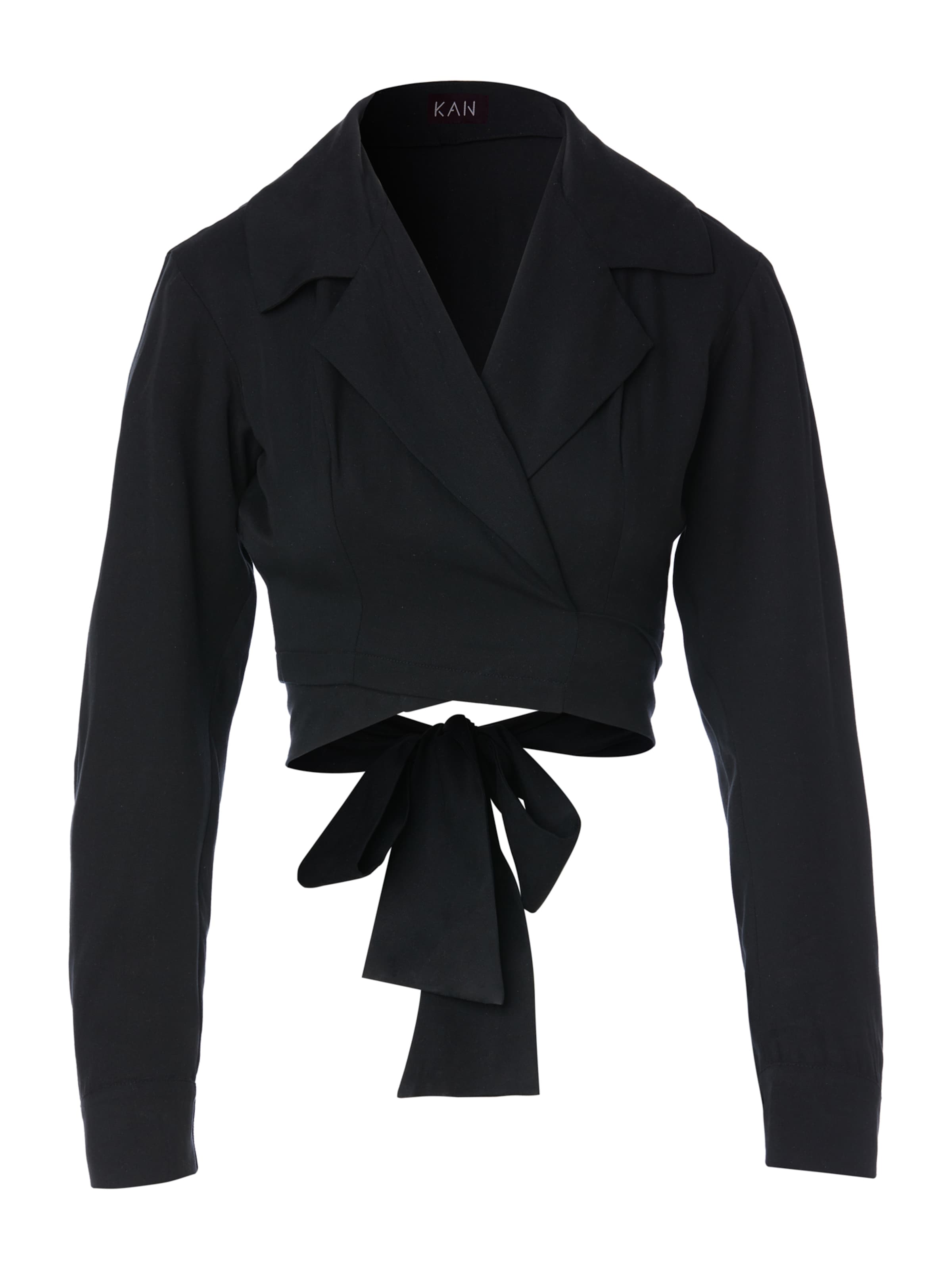 KAN - Camisa 'KERAMAS' em preto: frente