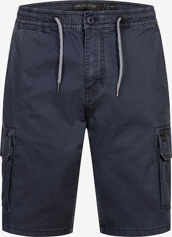 INDICODE JEANS Cargobroek 'INKews' in Blauw: voorkant