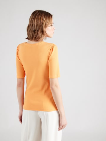 PIECES - Camiseta 'Ruka' en naranja