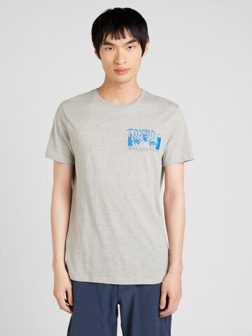 BRAVE SOUL T-Shirt 'HANAKO' in Grau