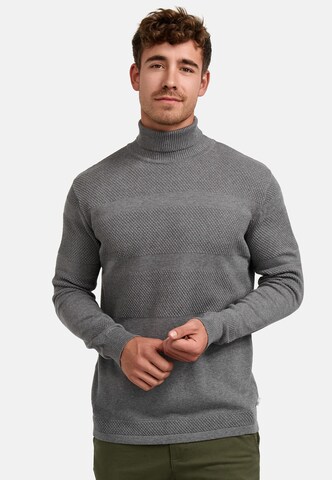 Kronstadt Sweater 'Fisker' in Grey: front
