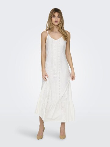 JDY - Vestido de verão 'CATHINKA' em branco