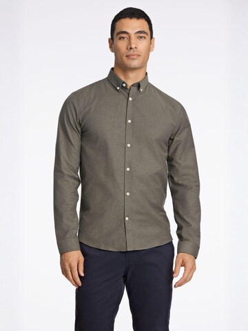 Slim fit Camicia di Lindbergh in verde