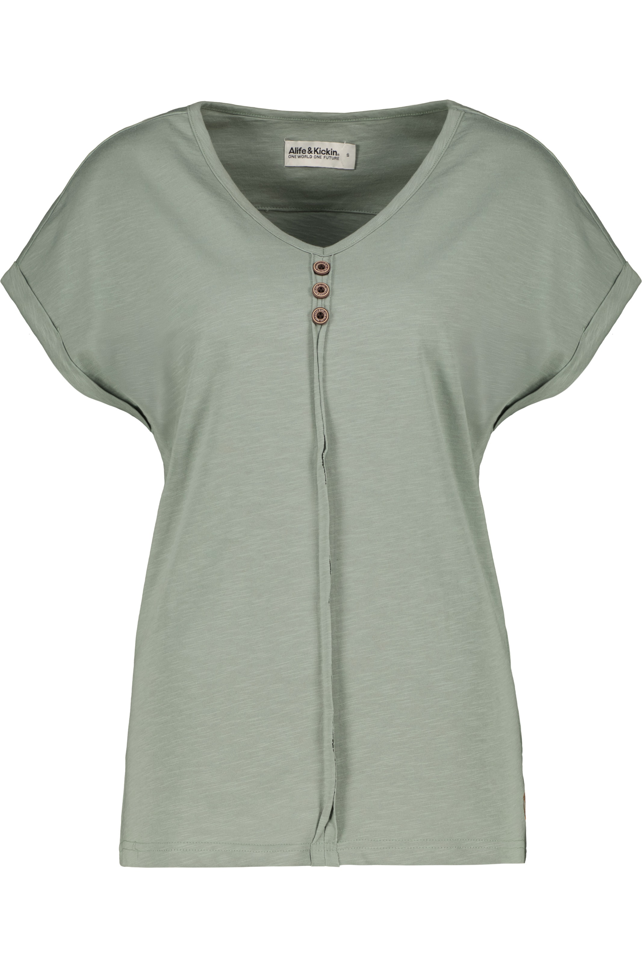 Alife and Kickin - Camiseta &#x27;AnaisAK&#x27; en verde: frente