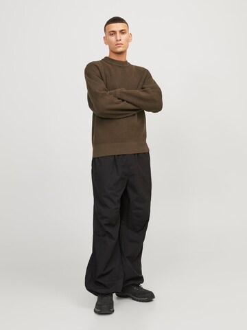 JACK & JONES Свитер 'OUTDOOR' в Коричневый