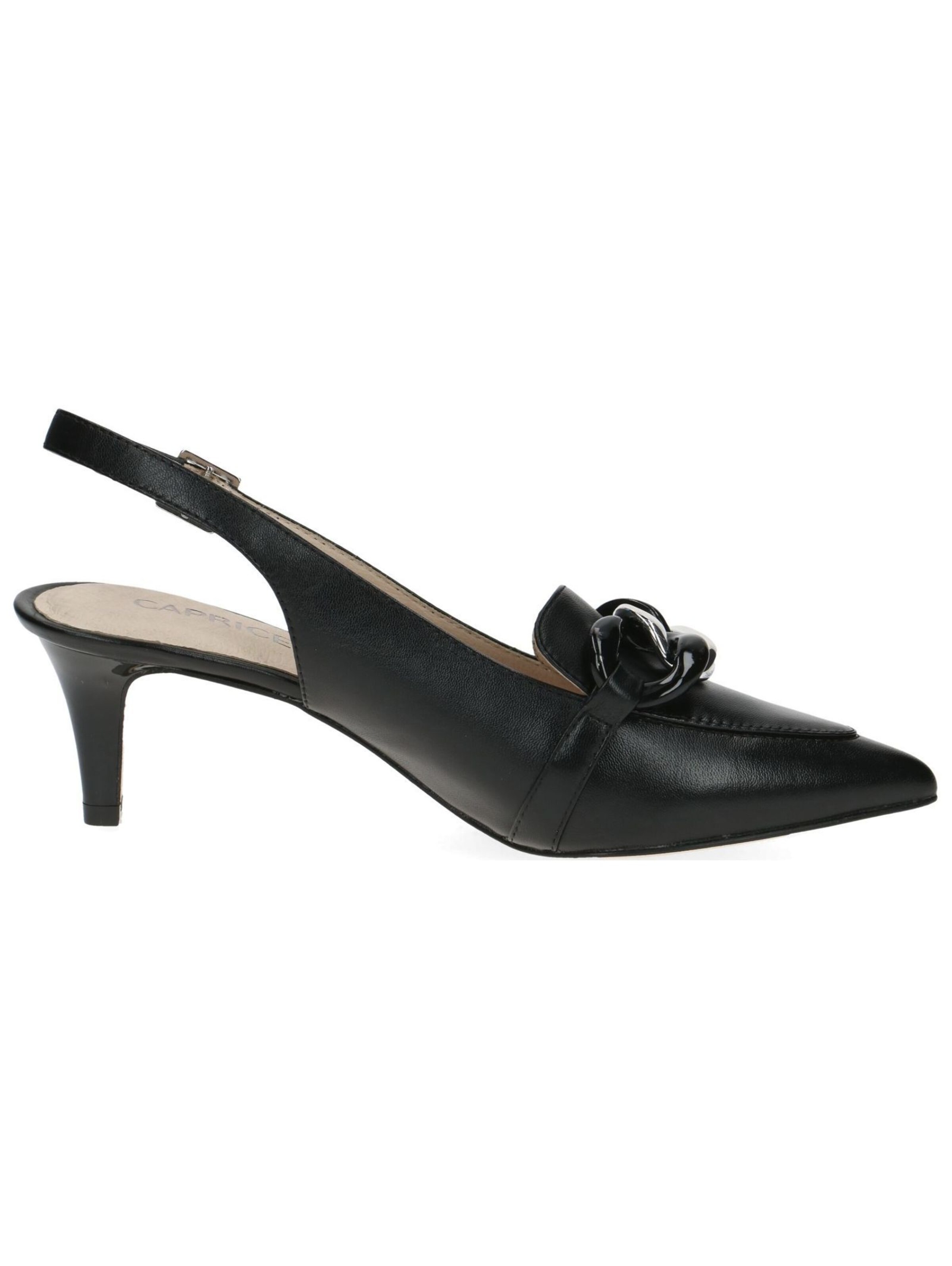 Escarpins à bride arrière CAPRICE en noir