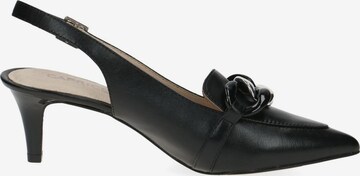 CAPRICE Slingpumps in Zwart