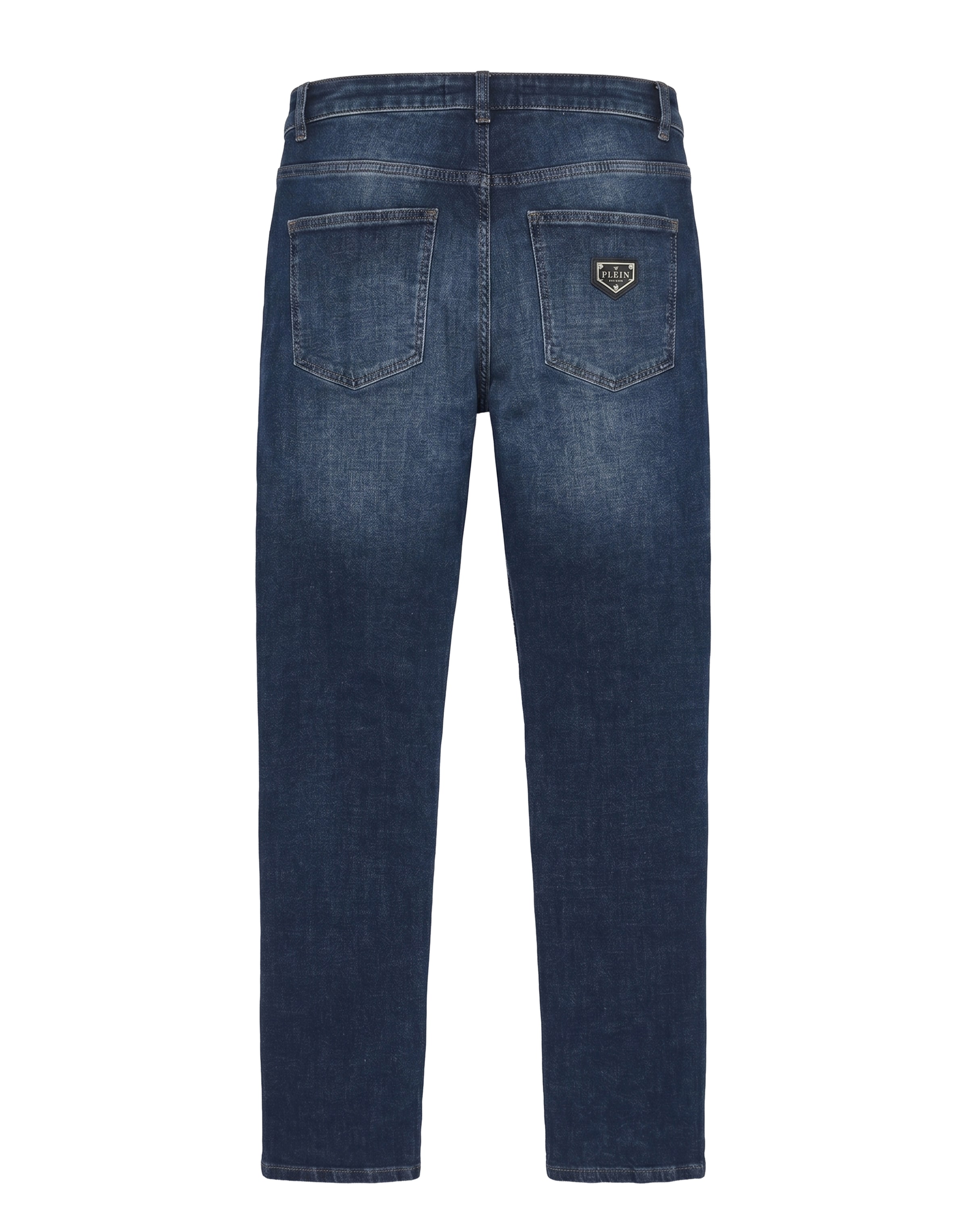 Philipp Plein - Regular Calças de ganga em azul
