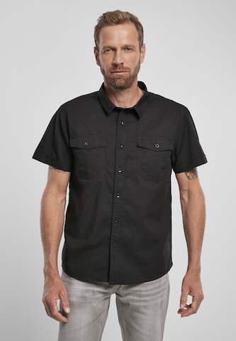 Coupe regular Chemise 'Roadstar' Brandit en noir : devant