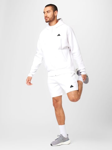 Veste de survêtement 'Z.N.E. Premium' ADIDAS SPORTSWEAR en blanc