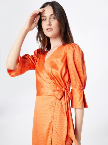 Closet London Dress in Orange