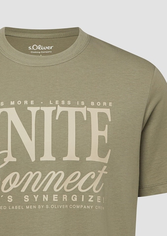 T-Shirt s.Oliver en vert