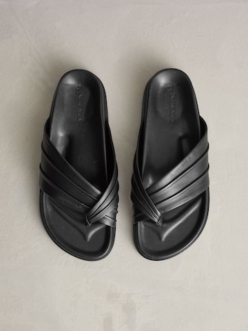 Next T-bar sandals in Black