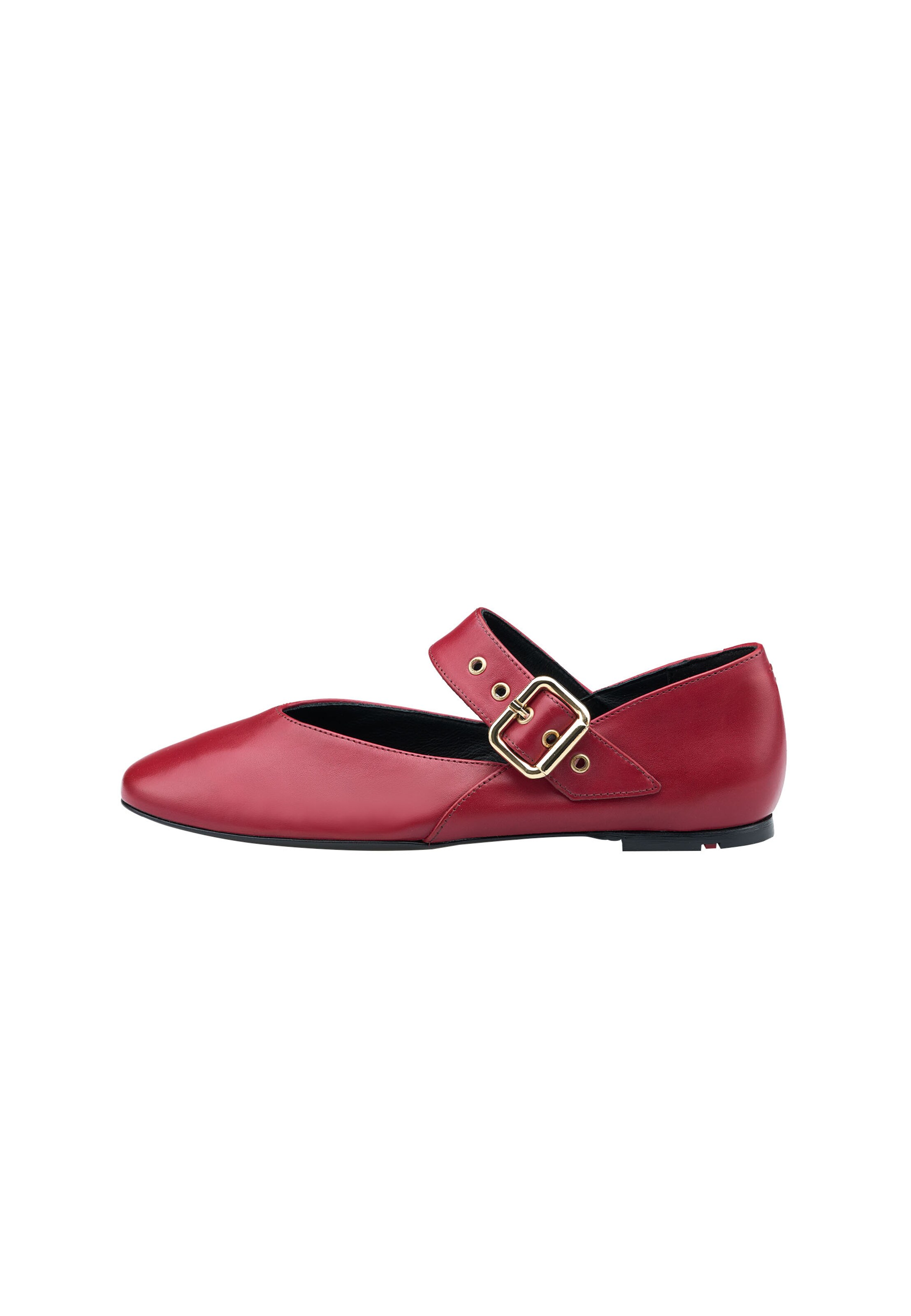 LLOYD Strap ballerina in Red: front