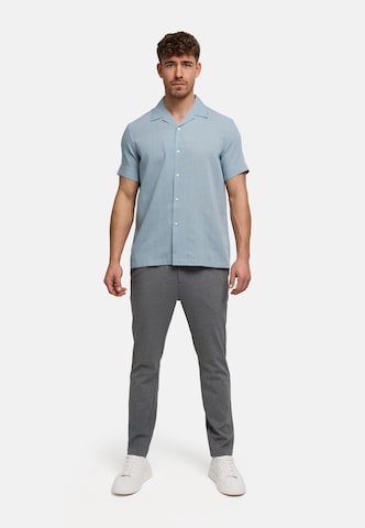 JEFF Comfort Fit Hemd 'Travis' in Blau