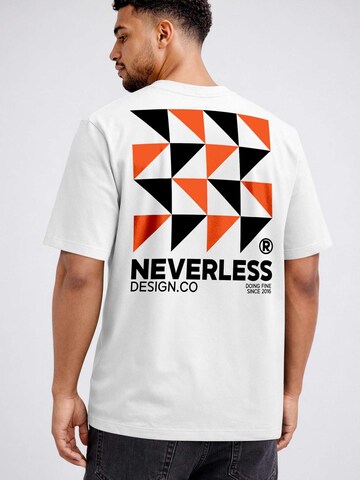 Neverless Shirt 'Modern Art' in White