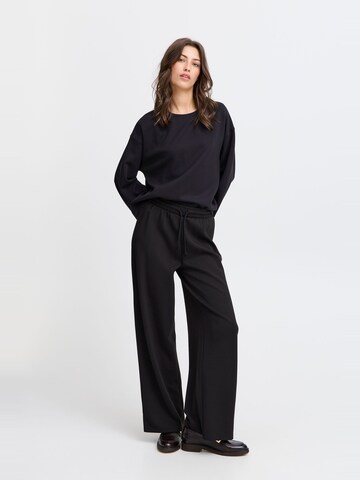 b.young - Loosefit Calças 'Pusti' em preto