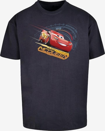 F4NT4STIC Shirt 'Cars Lightning McQueen' in Blauw: voorkant