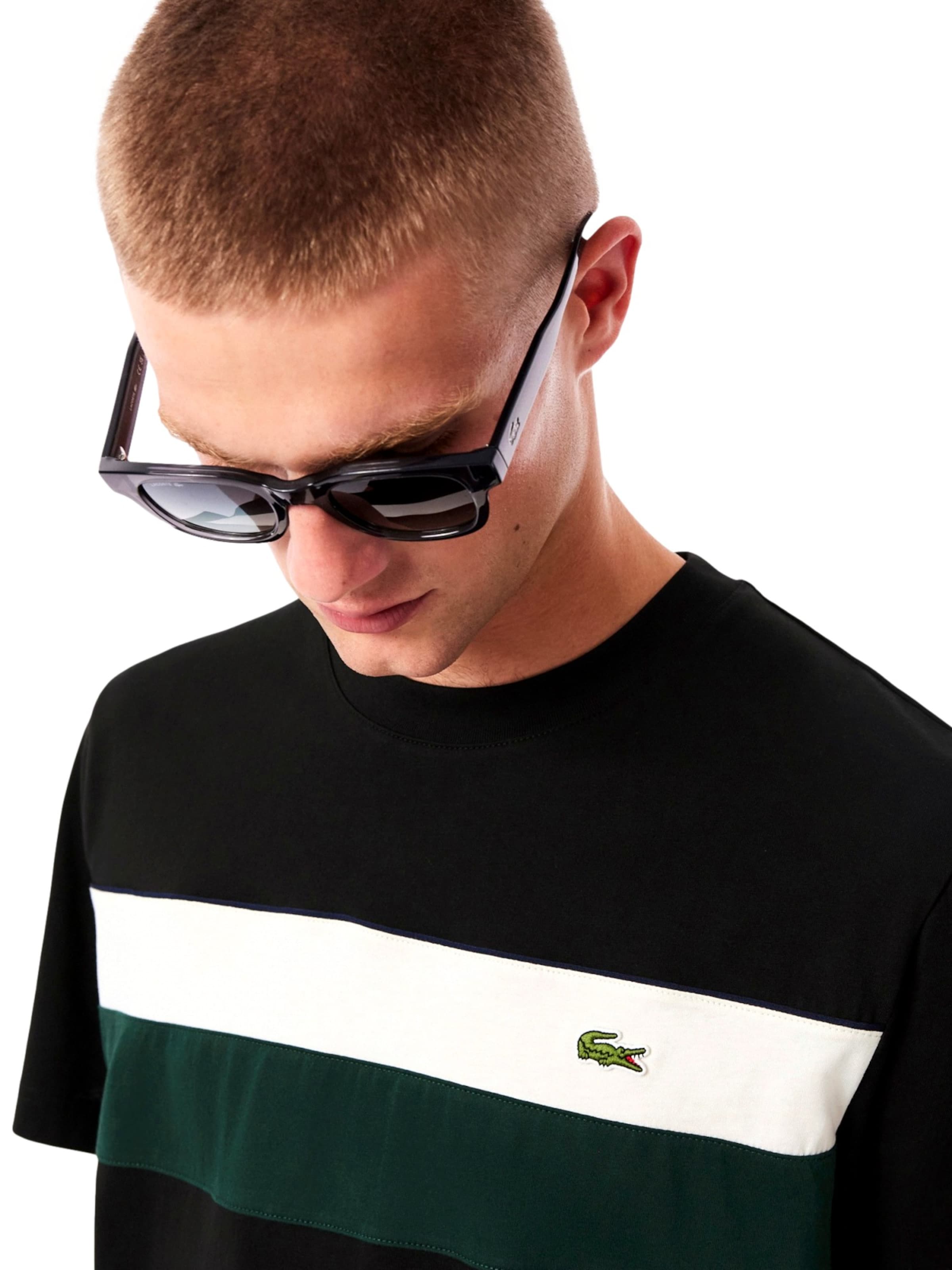 LACOSTE Shirt in Zwart