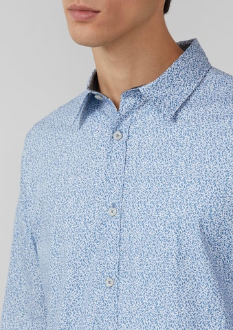 Coupe slim Chemise s.Oliver en bleu