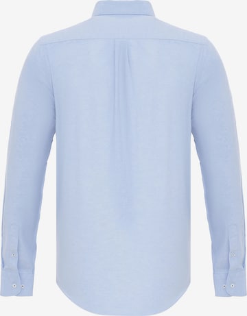 mėlyna DENIM CULTURE Standartinis modelis Marškiniai 'CURTIS'