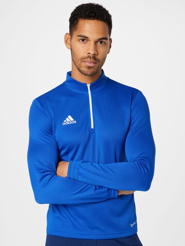 Felpa sportiva 'Entrada 22' di ADIDAS SPORTSWEAR in blu: frontale