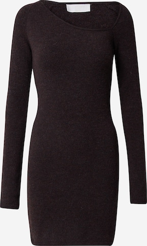 LeGer by Lena Gercke Knitted dress 'Liora' in Brown: front