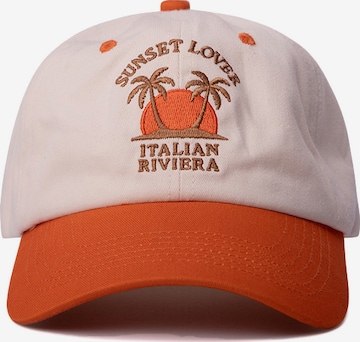 Hatline Lab Cap 'Riviera' in Orange: Vorderseite