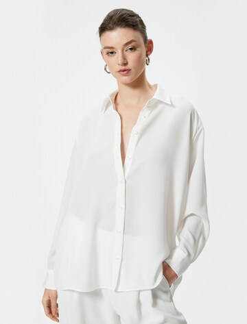 Koton Bluse in Weiß