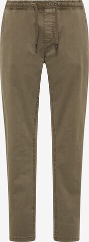 MO Slimfit Chino in Groen: voorkant