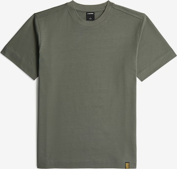 G-STAR T-Shirt - 'GS-01 T-Shirt' in Grün: Vorderseite