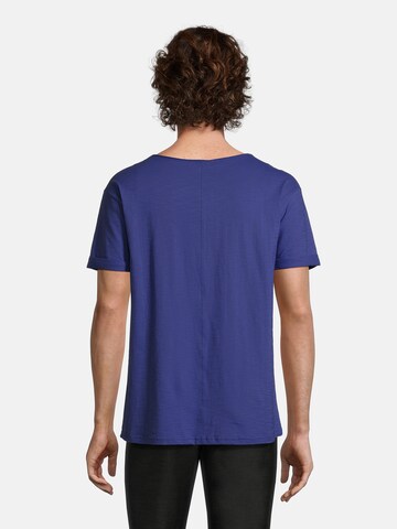 T-Shirt 'Kimm - Moin' salzhaut en bleu