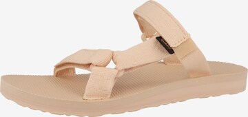 TEVA Mules in Pink: front