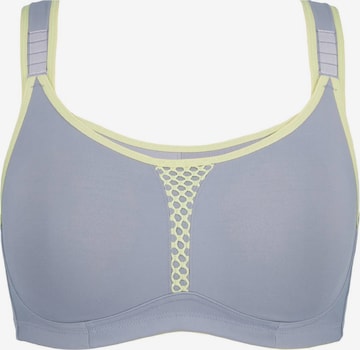 Ulla Popken Bustier BH in Grau: predná strana