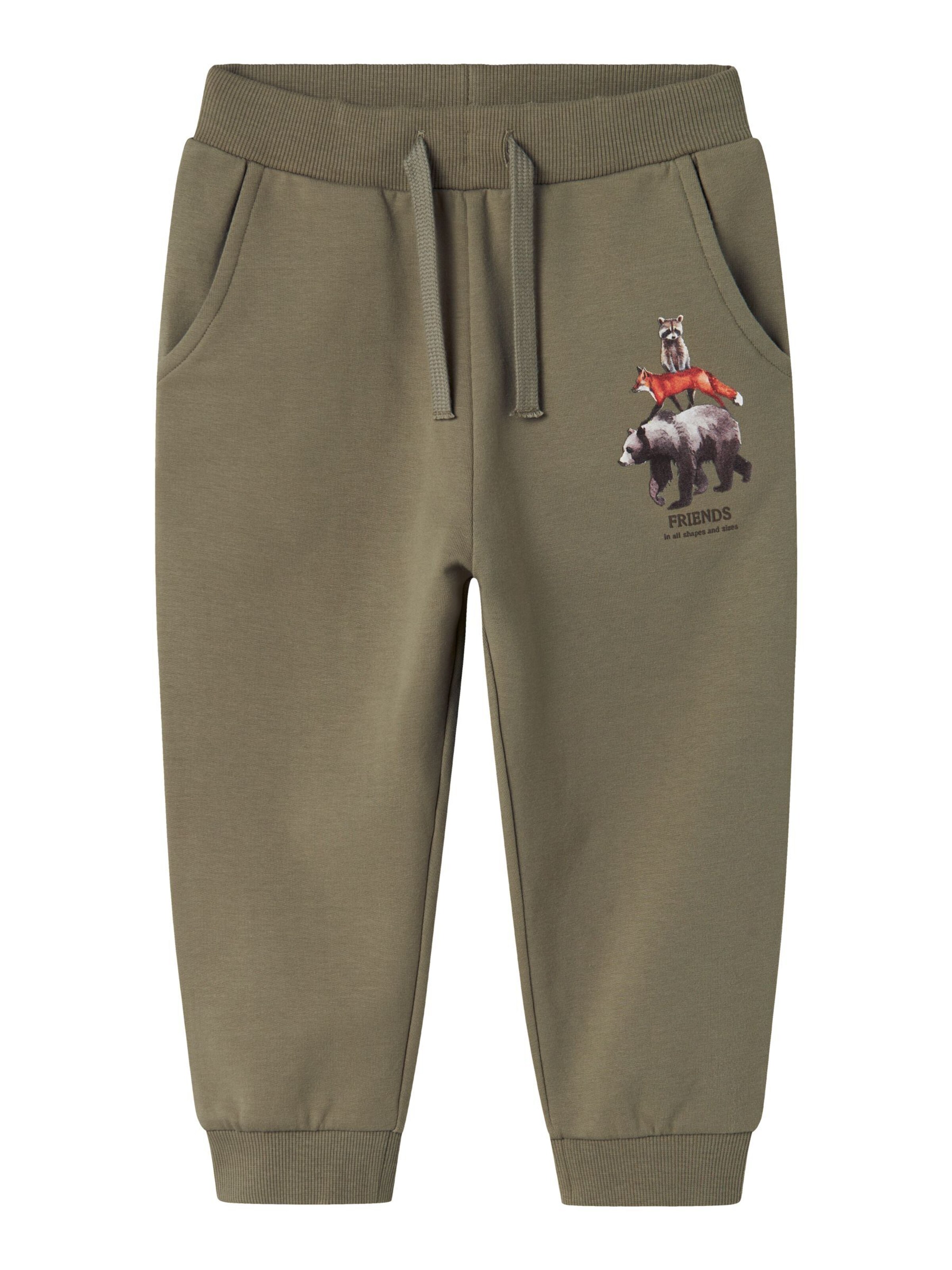 NAME IT - regular Pantalón en gris: frente
