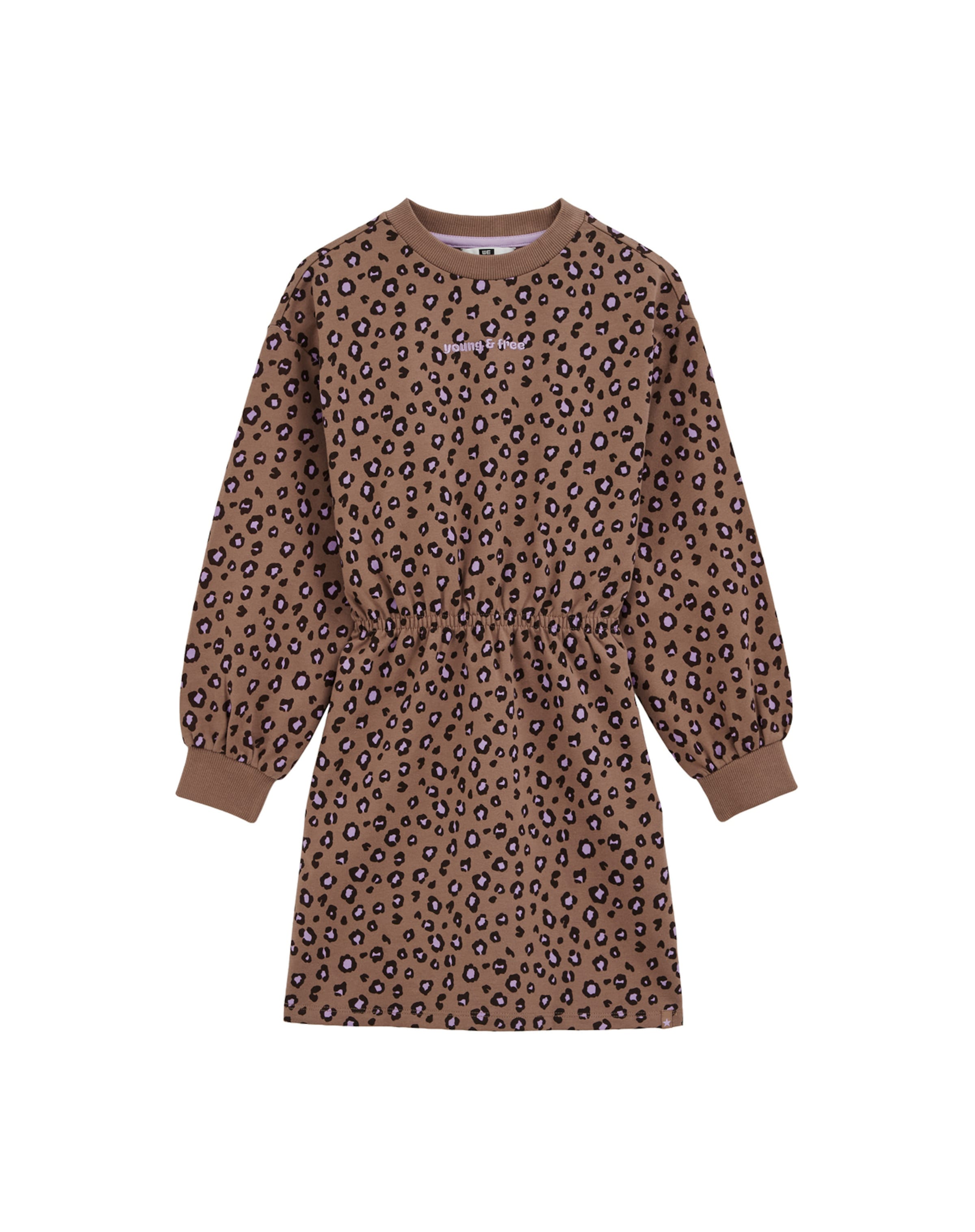 WE Fashion Klänning i brun: framsida